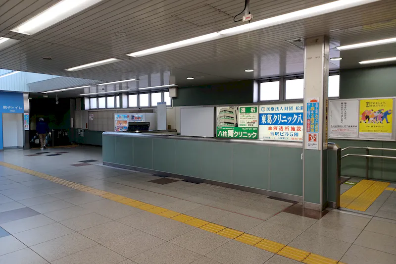 【八柱駅】（改札内）食物販やポップアップストアに最適な人の流動が多い改札前コンコース
