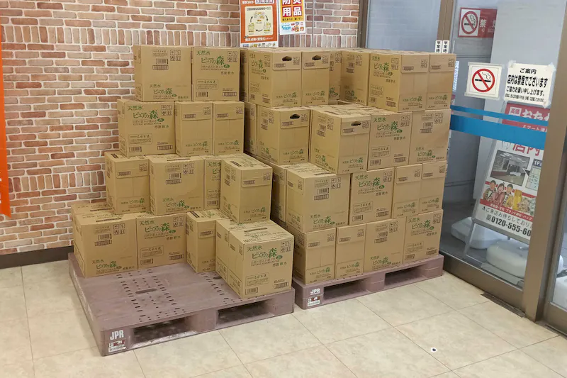 【エフマート津南】店内東側入口付近　販促プロモーションに最適なスーパー店内催事イベントスペース