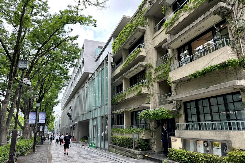 【表参道ヒルズ同潤館｜表参道駅3分】ケヤキ並木を望む2面採光のギャラリースペース｜試着室・ハンガーパイプ有