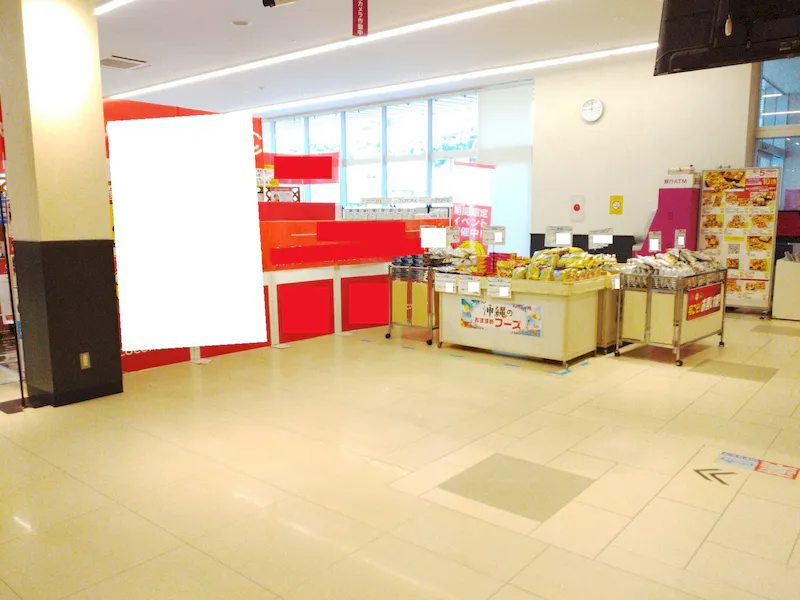 【イオンなかま店（福岡県）】食品レジ横催事場　B区画　催事スペースの画像3