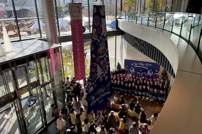 【SAKURA MACHI Kumamoto】ポップアップストアやプロモーションに適した1Fメインエントランス(南側)