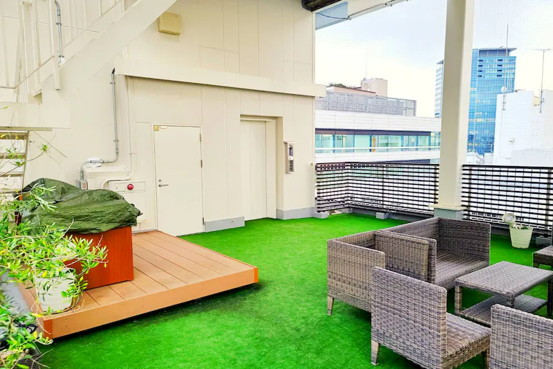 【渋谷駅9分】ワークショップやセミナーに利用可能な屋根付きの屋上イベントスペース