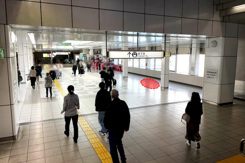 【横浜市営地下鉄ブルーラインセンター南駅】各種プロモーションや物販、食物販のポップアップストアに最適な人通りの多い改札外イベントスペース