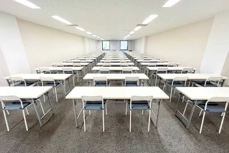 【六本木一丁目駅4分】招待制の製品PR会や受注販売会120名程度収容可能なレンタルスペース