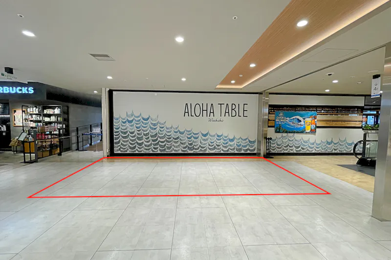 【ペリエ千葉／JR千葉駅直結】アパレル・ファッション関連のポップアップストアや物販会場に適した駅直結ショッピングセンター5階エスカレーター横のイベントスペース