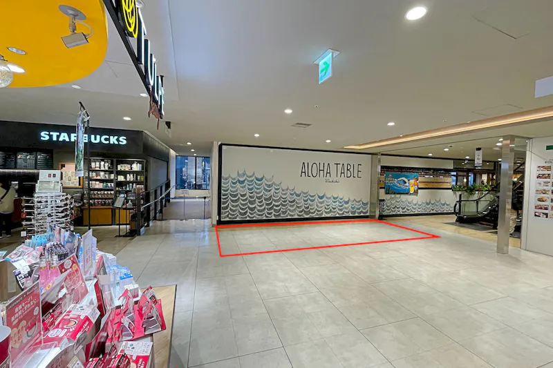 【ペリエ千葉／JR千葉駅直結】アパレル・ファッション関連のポップアップストアや物販会場に適した駅直結ショッピングセンター5階エスカレーター横のイベントスペース