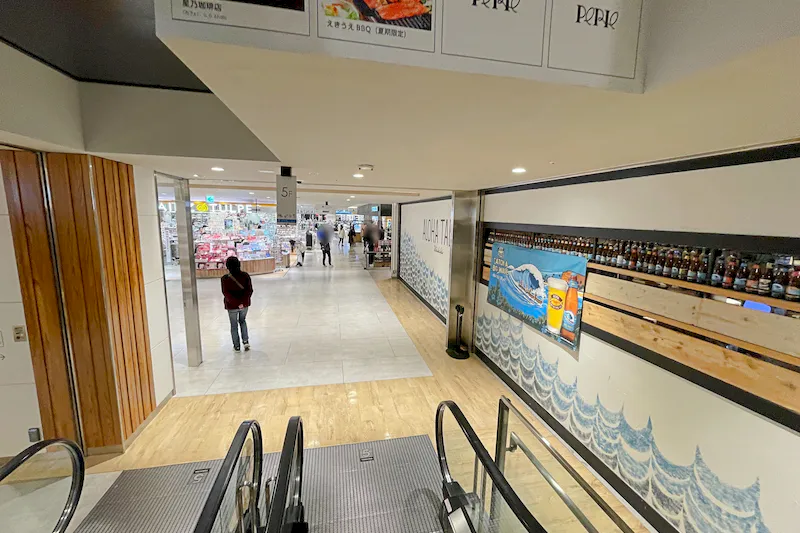 【ペリエ千葉／JR千葉駅直結】アパレル・ファッション関連のポップアップストアや物販会場に適した駅直結ショッピングセンター5階エスカレーター横のイベントスペース