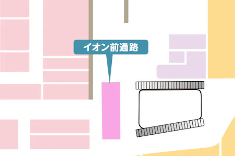 【イオンモール土浦*】１Fイオン前通路