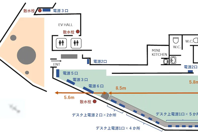 【小岩駅1分】最大60名収容・自然光が入る路面1Fのイベントスペース「KOITTO TERRACE」