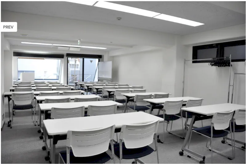 【五反田駅5分】シンプルで使いやすい4階貸会議室