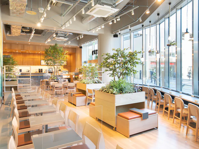【小岩駅1分】スペース4（隣接するドトールコーヒーの営業中レイアウト）