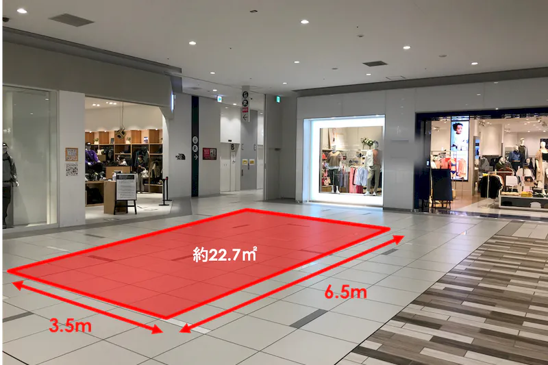 【ららぽーと海老名】2-➁ 北側エスカレーター 前Ⓐ