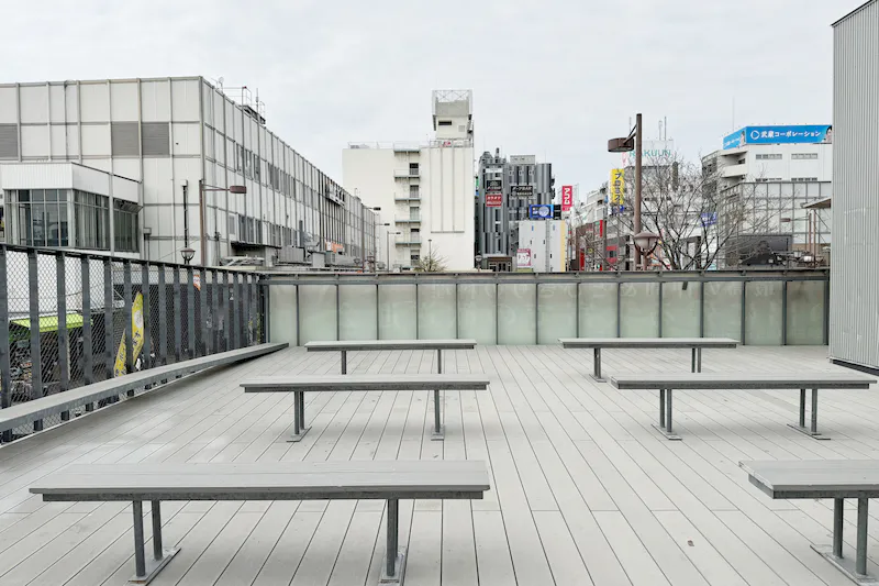 【大宮駅東口1分】上映会やワークショップ等150㎡の屋上イベントスペース