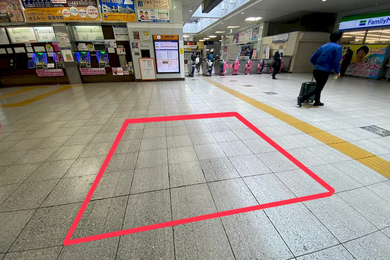 【ふじみ野駅】ふじみ野駅２階改札外コンコース　