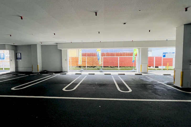 【エディオン四日市日永店】キッチンカーに利用可能な駐車場スペース