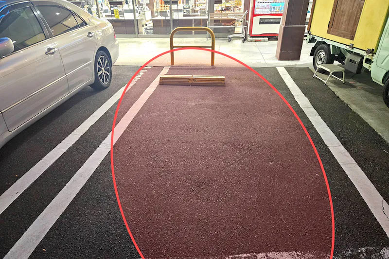 【ウジエスーパー利府店】食物販や物販に利用可能な駐車場スペース