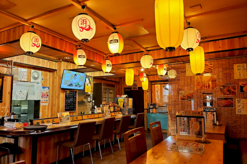 【都賀駅1分】撮影や飲食イベントに最適な海鮮居酒屋内のカウンター付きイベントスペース