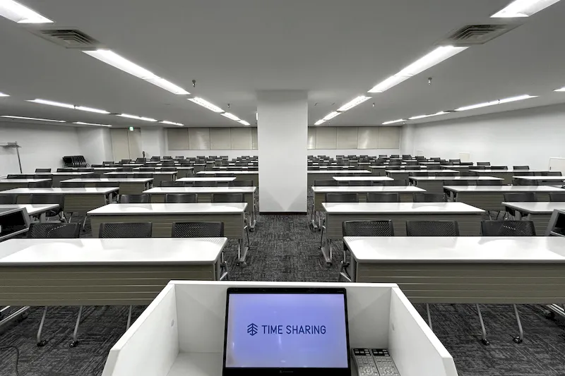 【TIME SHARING 虎ノ門PFビル B1F｜虎ノ門ヒルズ駅3分】174名着席のイベントスペース