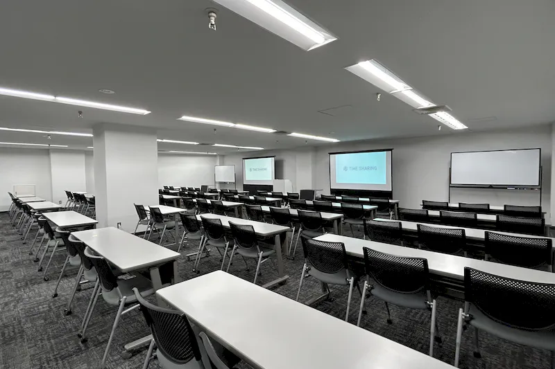 【TIME SHARING 虎ノ門PFビル B1F｜虎ノ門ヒルズ駅3分】174名着席のイベントスペース