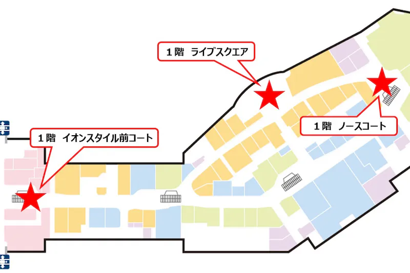 【イオンモール新利府】１階 ノースコート