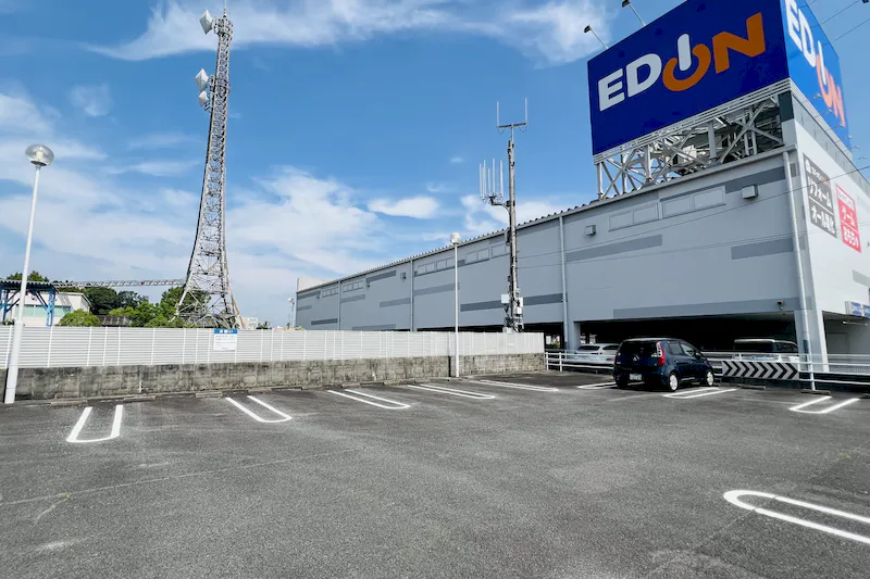 【エディオン四日市日永店】ポップアップストアやPR催事に最適な国道沿いの視認性良好な屋外スペース