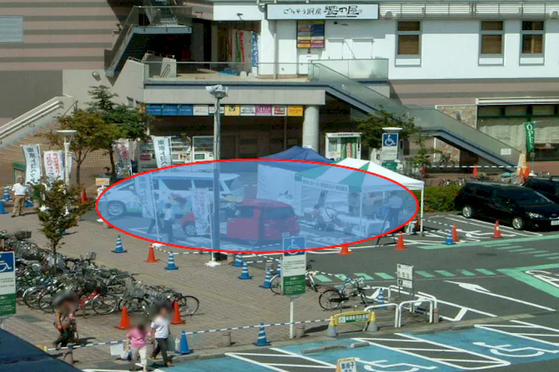 【トピレックプラザ】各種展示販売会やプロモーションイベントに適した複合商業施設にある90㎡の屋外イベントスペース