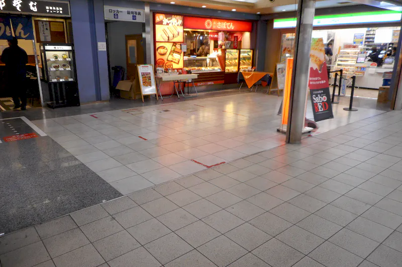 【勝田台駅】食物販やポップアップストアに最適な人の流動が多い改札前コンコースの画像