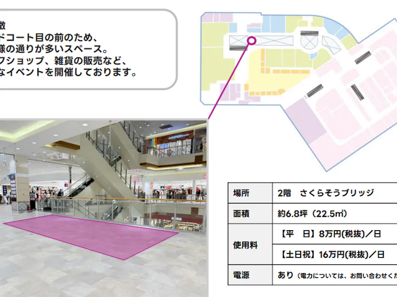 【イオンモール北戸田*】2F　さくらそうブリッジの画像2