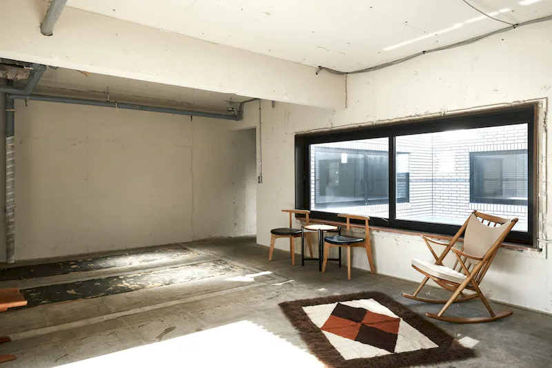 【金町駅4分】中庭がある延床300㎡のヴィンテージマンションのギャラリー＆スタジオ｜展示会やギャラリーに最適