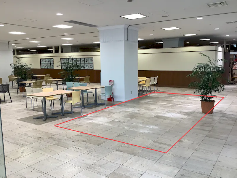 【東京ビッグサイト駅 直結／TFTビル(区画③)】オフィスワーカー向けのプロモーションイベントや物産展等に最適なイベントスペース(2F出入口付近)の画像2
