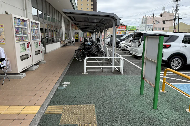 【ゆめマート龍田】店頭軒下　ポップアップストア(物販)やプロモーション用途に最適なスーパーの屋外催事イベントスペース