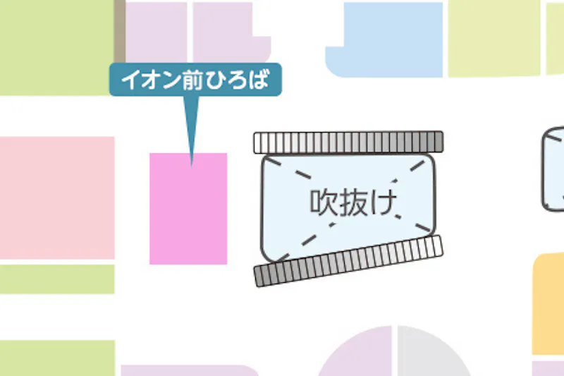 【イオンモール土浦*】２Fイオン前ひろば