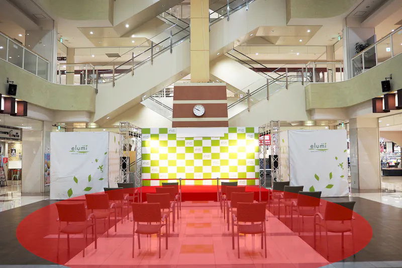 【エルミこうのすショッピングセンター】大型のポップアップストアやPRイベントに最適な駅直結SCのイベントスペース(セントラルコート全面)の画像