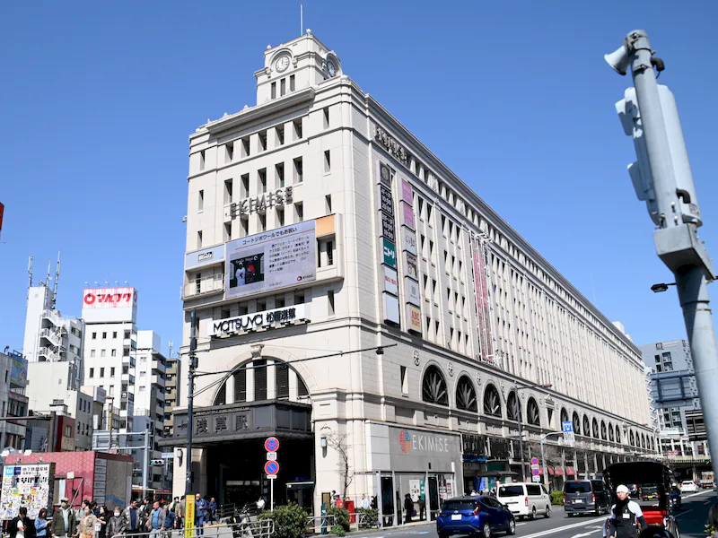 【浅草駅】エキミセ1F入口自動ドア前の画像1