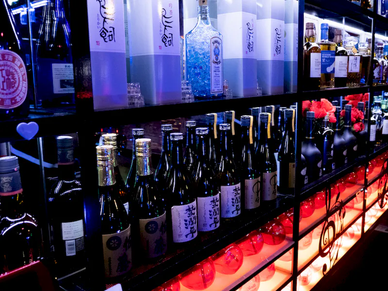 お酒も各種揃っております