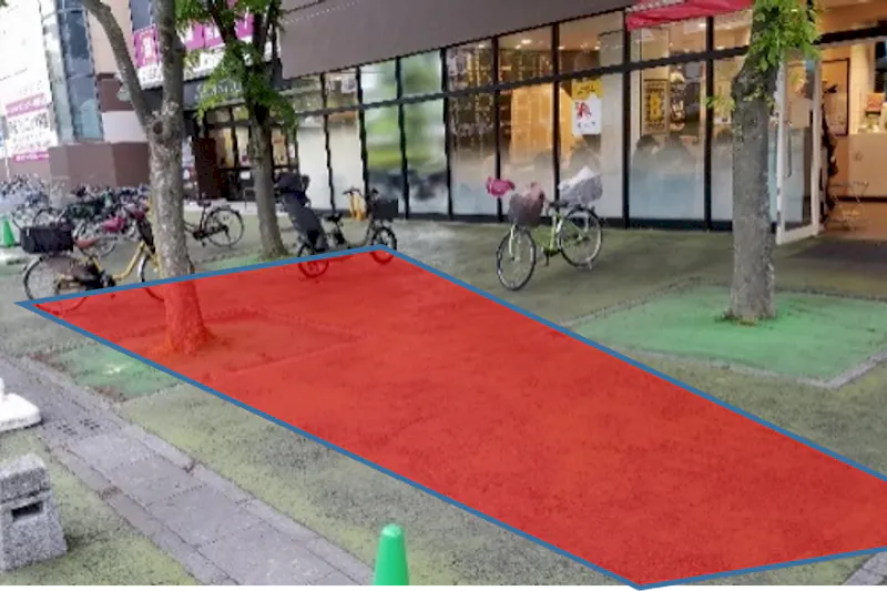 【イオンスタイルせんげん台】各種プロモーションや物販、食物販のポップアップストアに最適な1Fマック前の屋外イベントスペースの画像