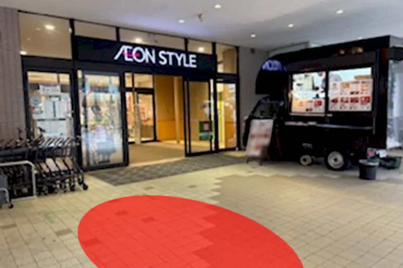 【ゆみ～る鎌取ショッピングセンター】キッチンカーでの出店に最適な施設出入口付近にある半屋外スペース②の画像4