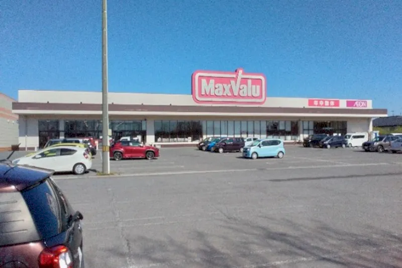 【マックスバリュ能代北店】店舗軒下 販促プロモーションや物販に最適なスーパー店外催事イベントスペース