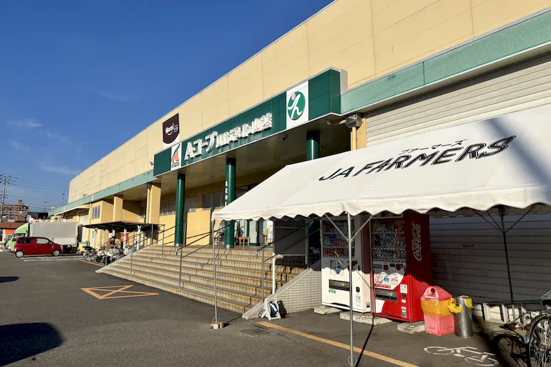 【Aコープハトマート山越店】食物販や販促イベントに最適な国道56号線側入口前の屋外スペース