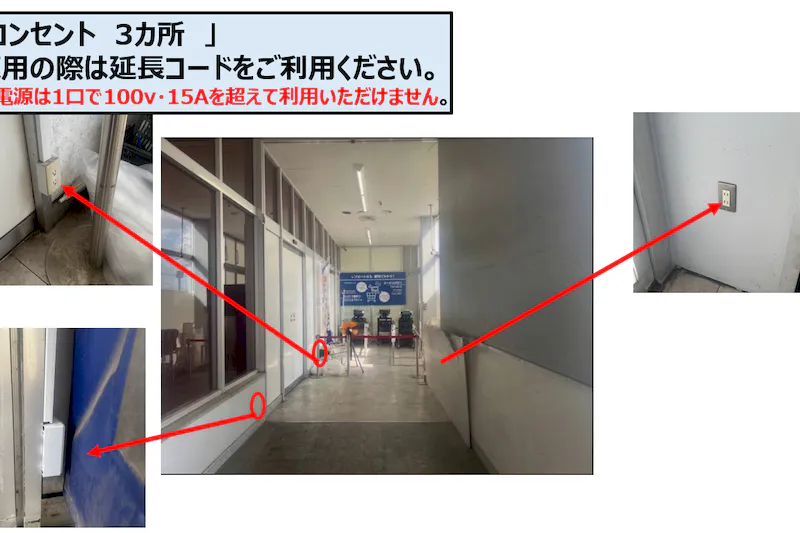 【スーパーセンタートライアル二島店】軒下スペース