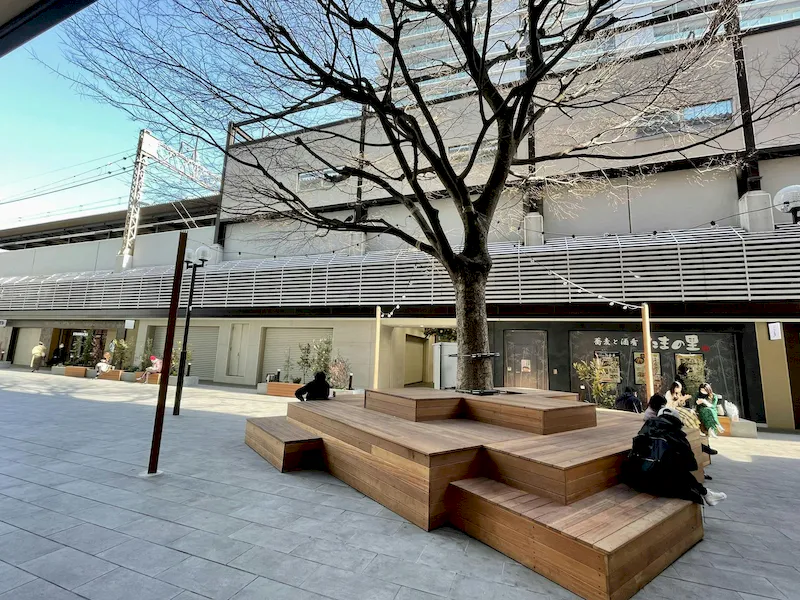 【京王クラウン街笹塚】物販やワークショップ、キッチンカーなどに最適なけやき広場の画像1