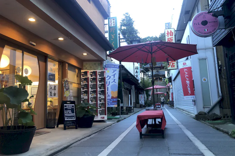 【別所温泉駅徒歩7分】サンプリング、プロモーション、ポップアップに最適な北向観音参道スペース