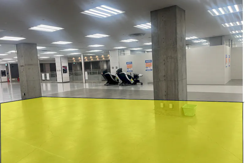 【メガセンタートライアル伊勢崎中央店】NEW！食物販やPR活動に最適な「Ⓓ 2F東側 ブックオフ前」　※買取系催事NG