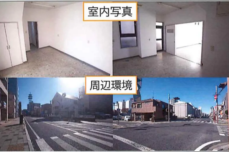 【水戸芸術館付近】食物販やポップアップストア、展示販売など多用途活用できる主要道路交差点に面したレンタルスペース