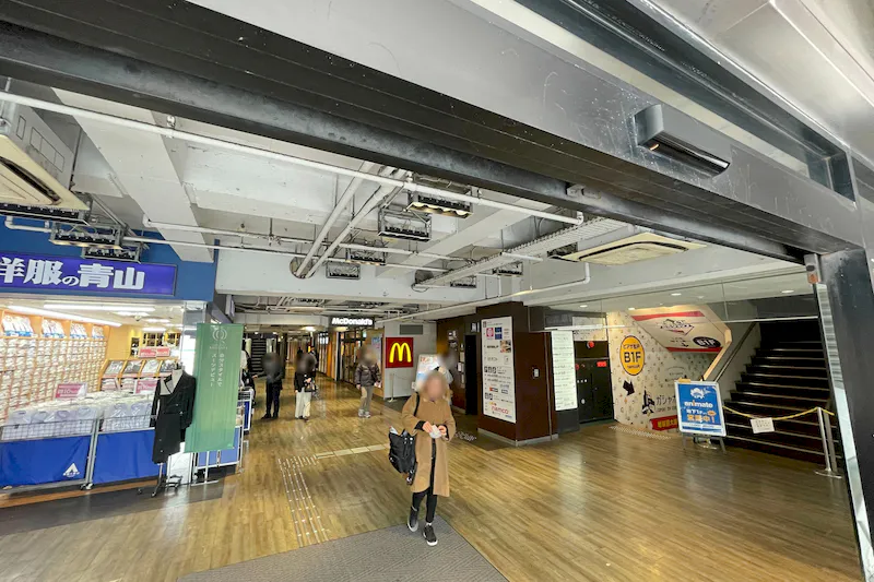 【ピアザ松戸／松戸駅東口直結】プロモーションイベントや小規模な物販に最適な駅出口直結の商業施設内エントランス近くのイベントスペース（3B）