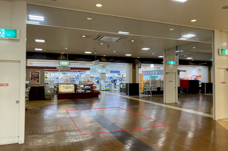 【フレスポ鳥栖】プロモーションや物販用途での利用が可能な商業施設の彦一だんご前のスペースの画像