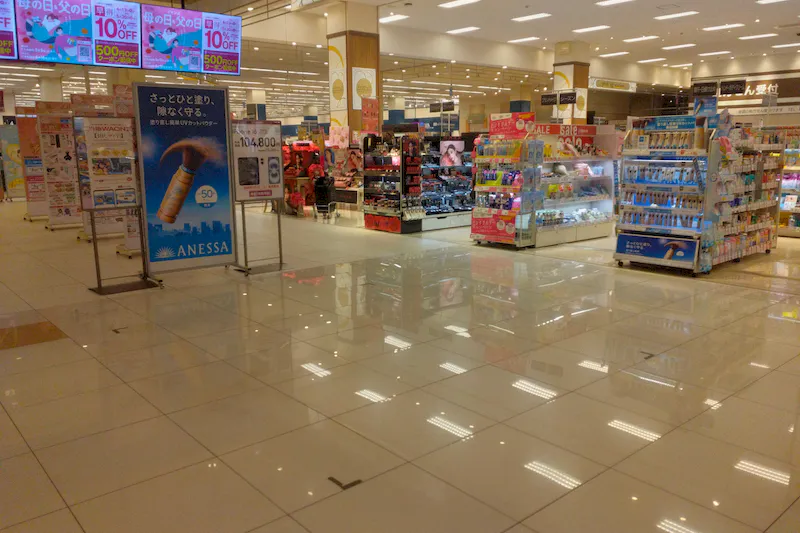 【イオンモール香椎浜（福岡県）】HBC前　催事スペース