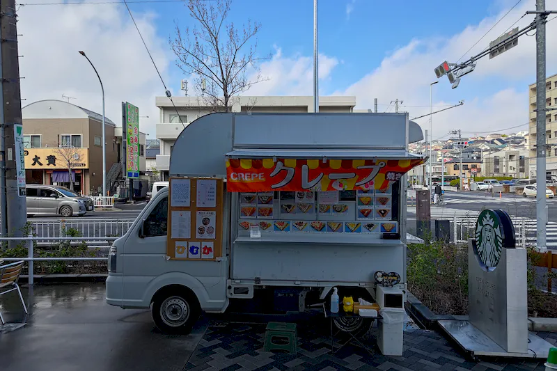 クレープ×キッチンカー＠そよら横浜高田出店事例