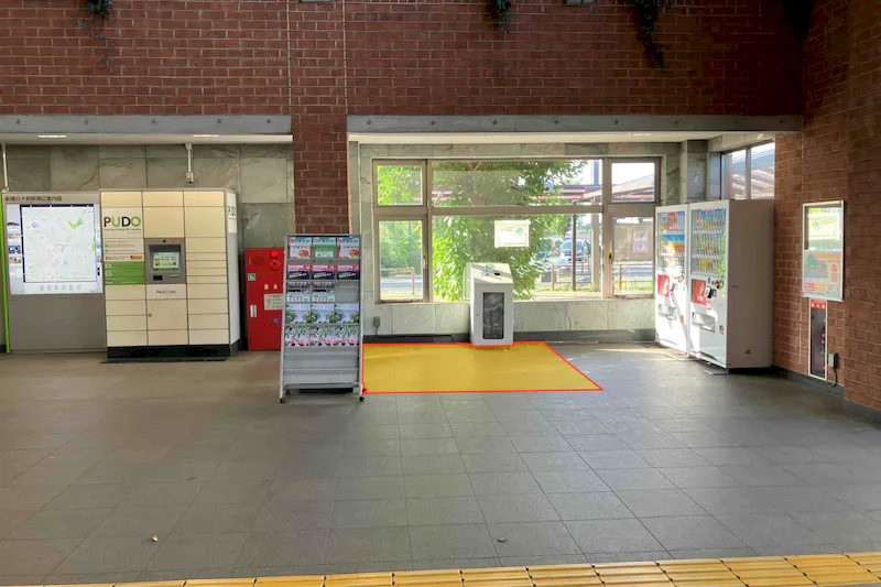 【船橋日大前駅】プロモーションや食物販に最適な人流の多い東口改札前スペース
