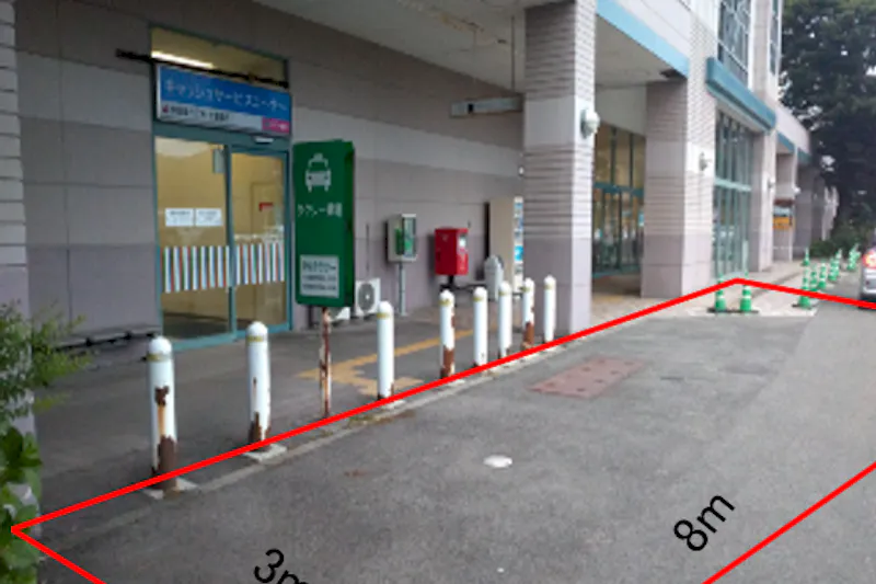 【イオン中仙店】イオン中仙店_キッチンカー区画 キッチンカー出店に最適なスーパー屋外催事イベントスペースの画像